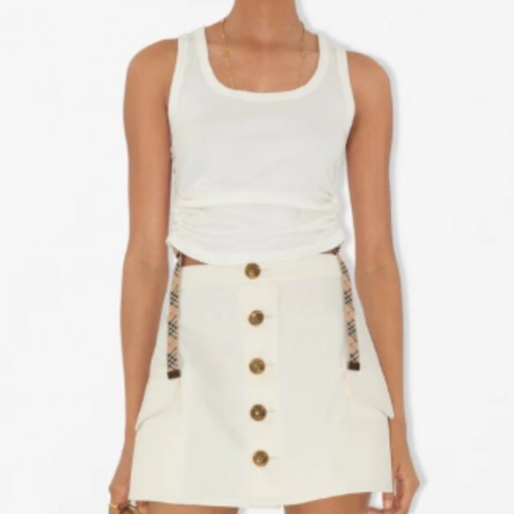 BURBERRY FESTIVAL COTTON BLEND TANK TOP SIZE MEDIUM NWT - Picture 4 of 6